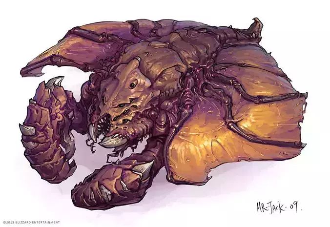 Starcraft Drone 3D print model