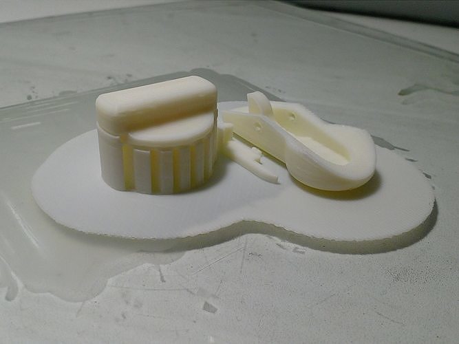semi-automatic syringe injector 3D print model