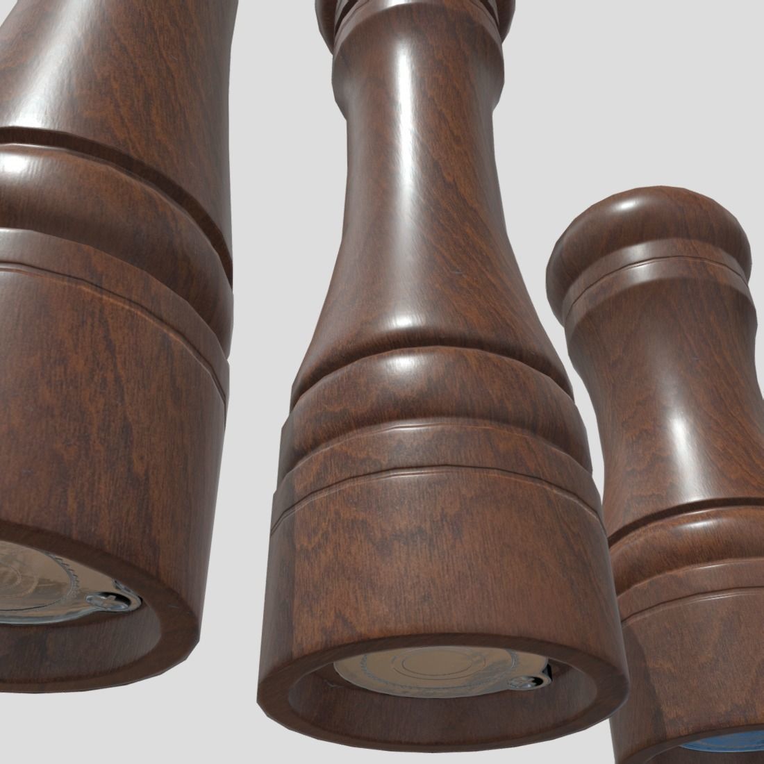 Pepper Mill Pack Low-poly 3D model_13
