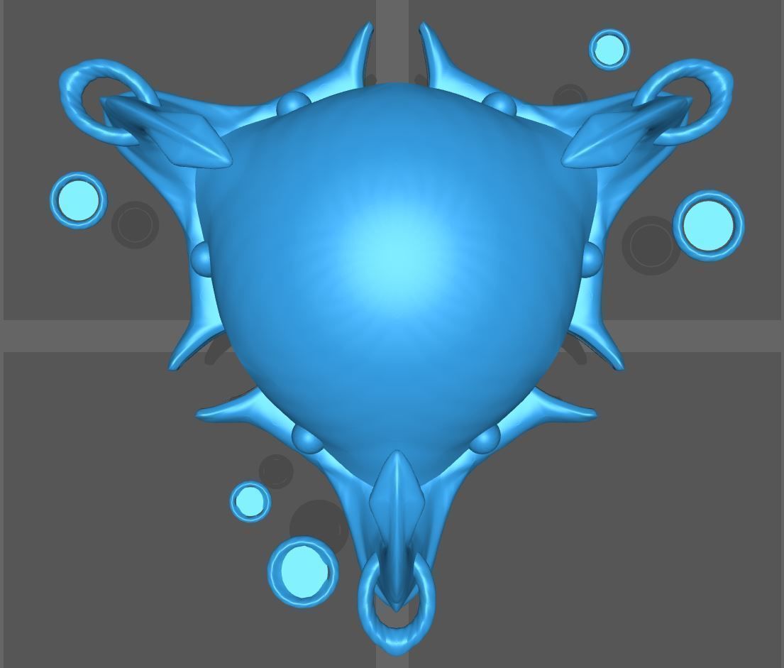 Starcraft Mother Ship 3D print model_5