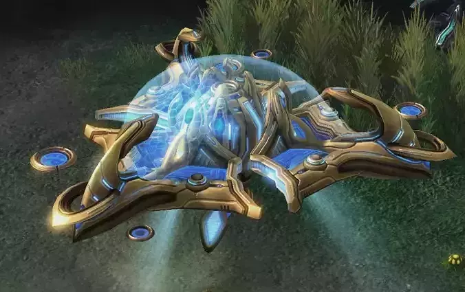 Starcraft Mother Ship 3D print model
