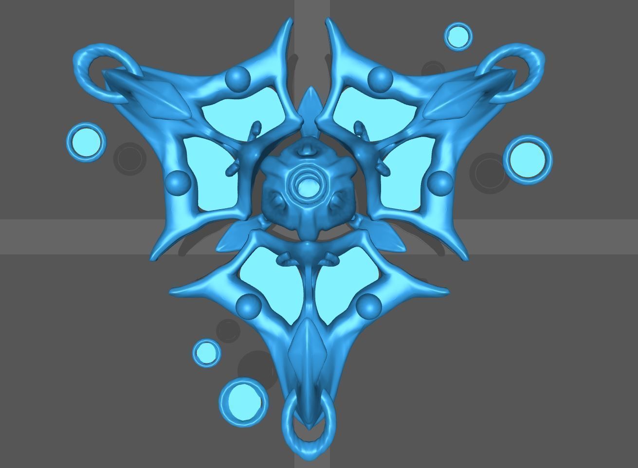 Starcraft Mother Ship 3D print model_6