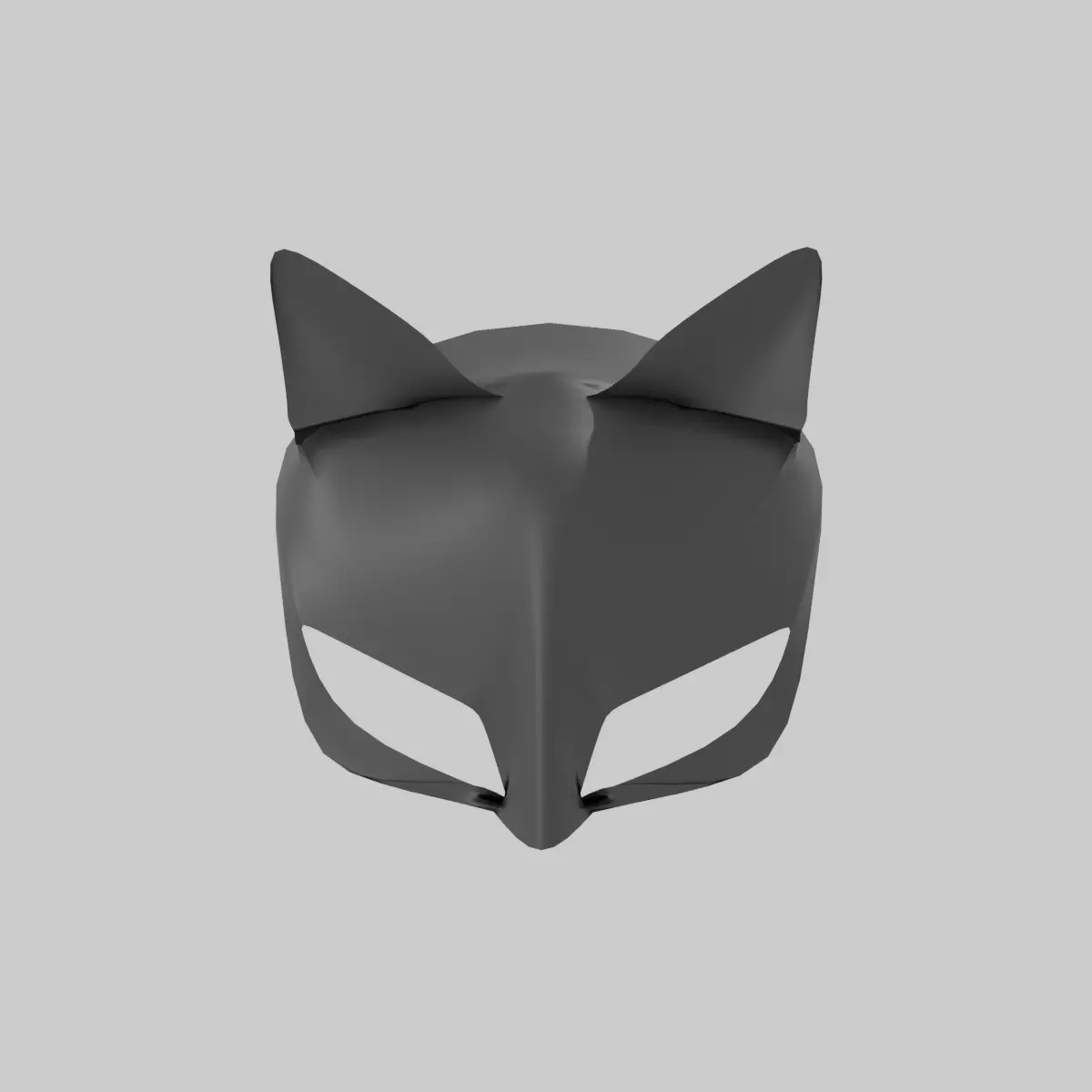 Cat mask Free low-poly 3D model