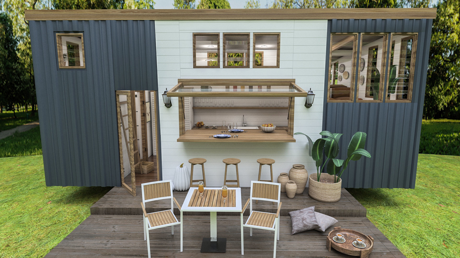 Tiny House 3D model 3D model_8