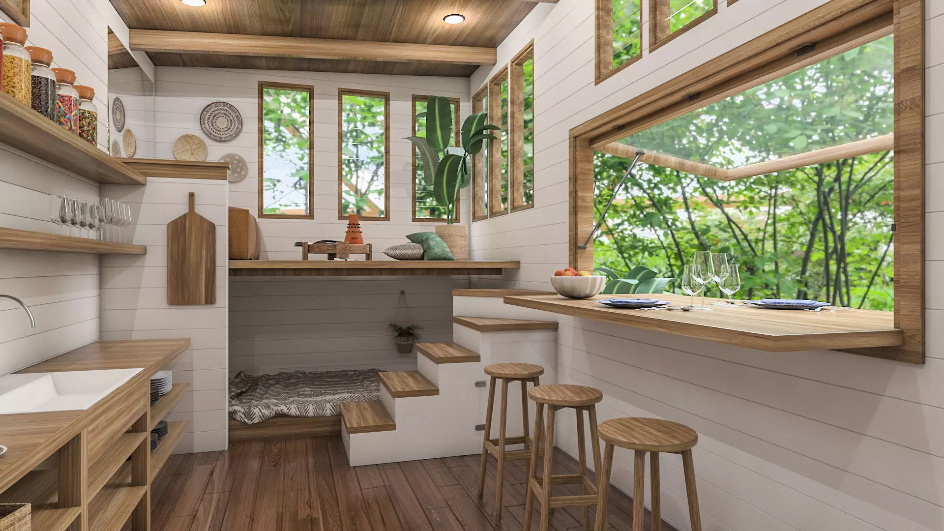 Tiny House 3D model 3D model_0