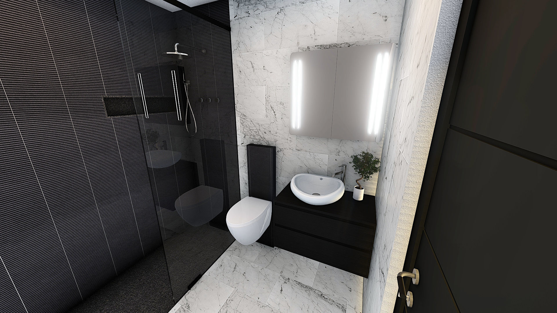 EMA 54 vacation house residential house tiny house Low-poly 3D model_11