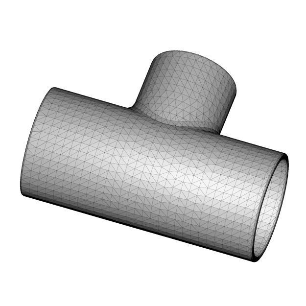 Reducing Tee Fitting 3D print model_2