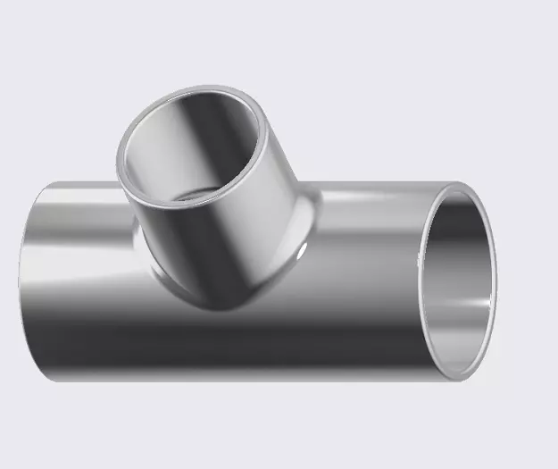 Reducing Tee Fitting 3D print model_0