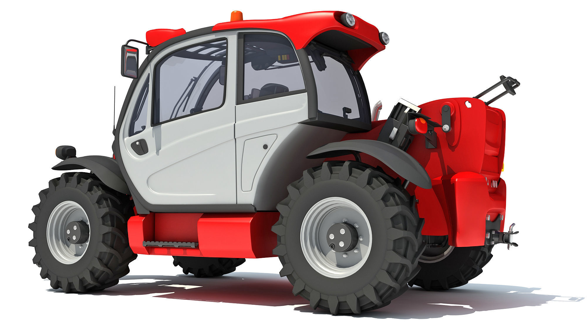 Telescopic Terrain Telehandler 3D model_3