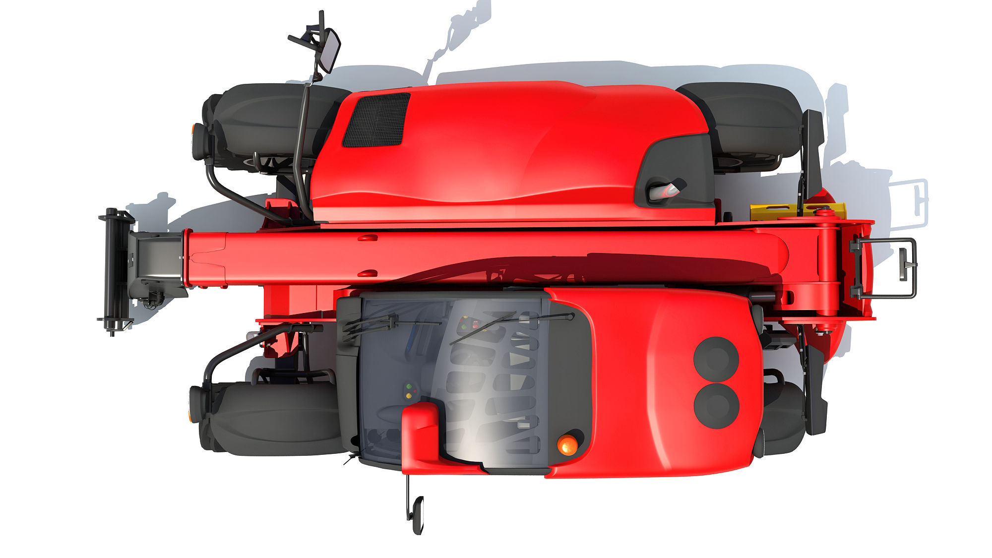 Telescopic Terrain Telehandler 3D model_11