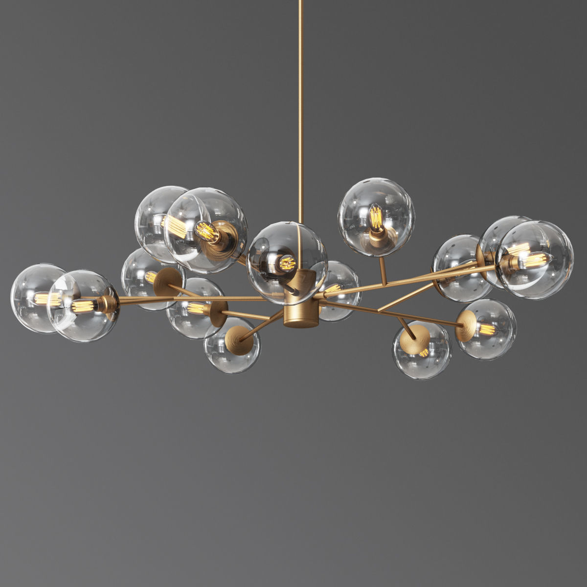 Orion 15 Light Pendant 3D model_1