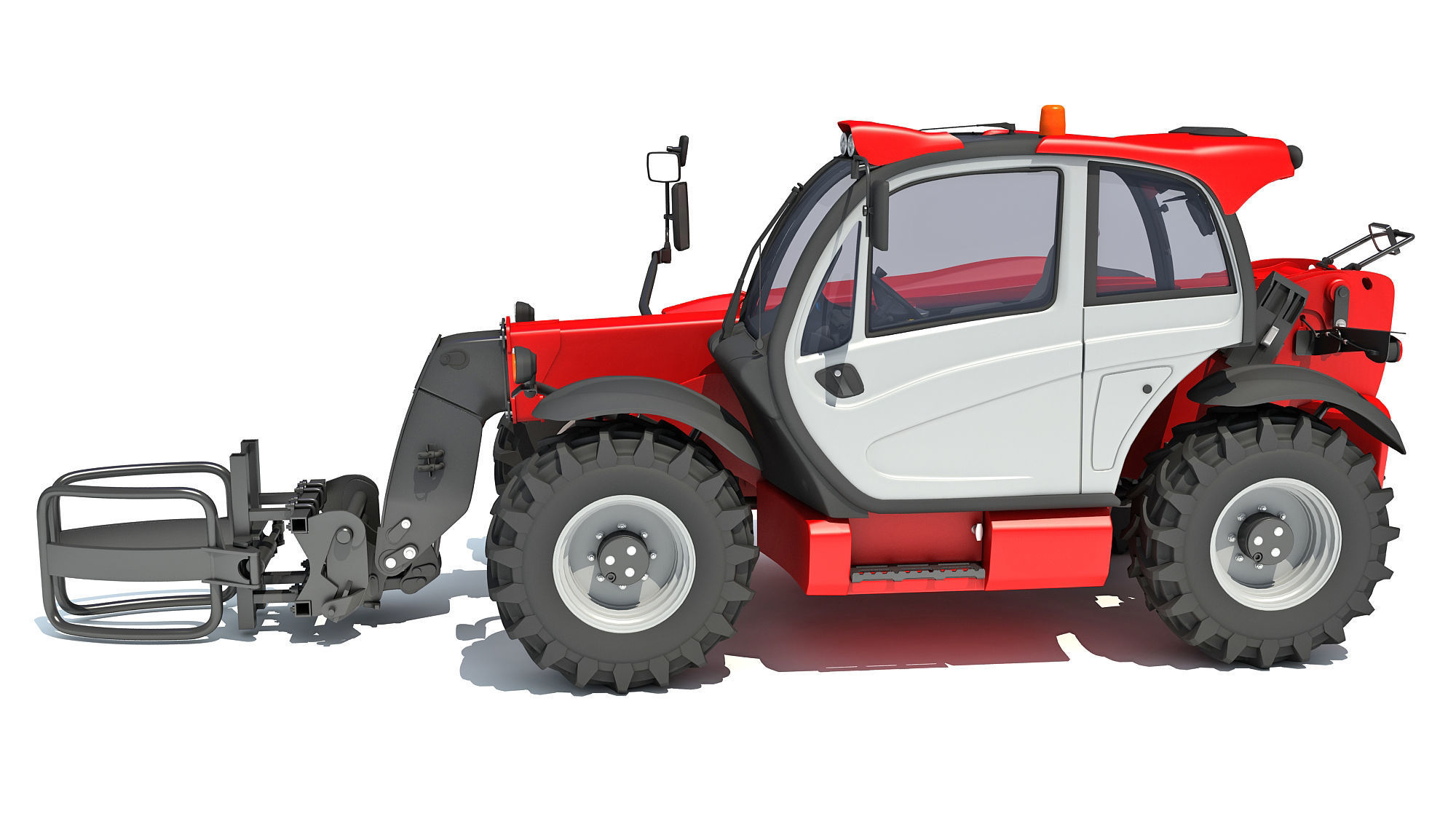 Telescopic Handler 3D model_1