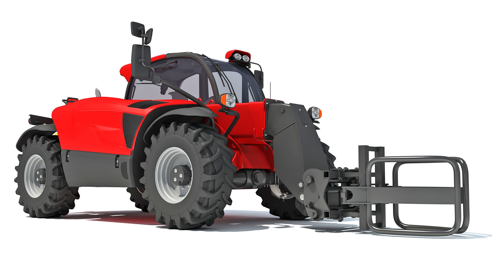 Telescopic Handler 3D model_8