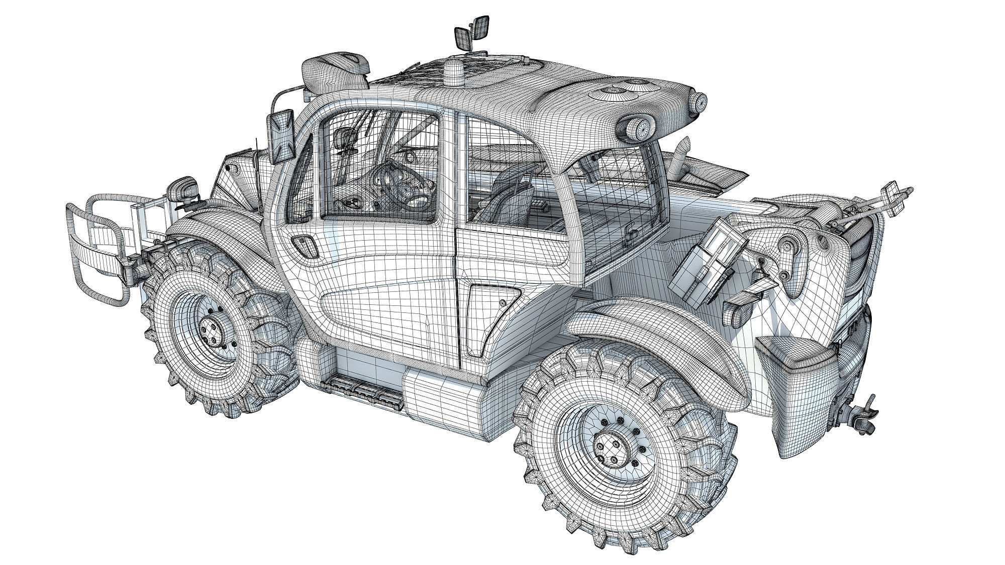 Telescopic Handler 3D model_15