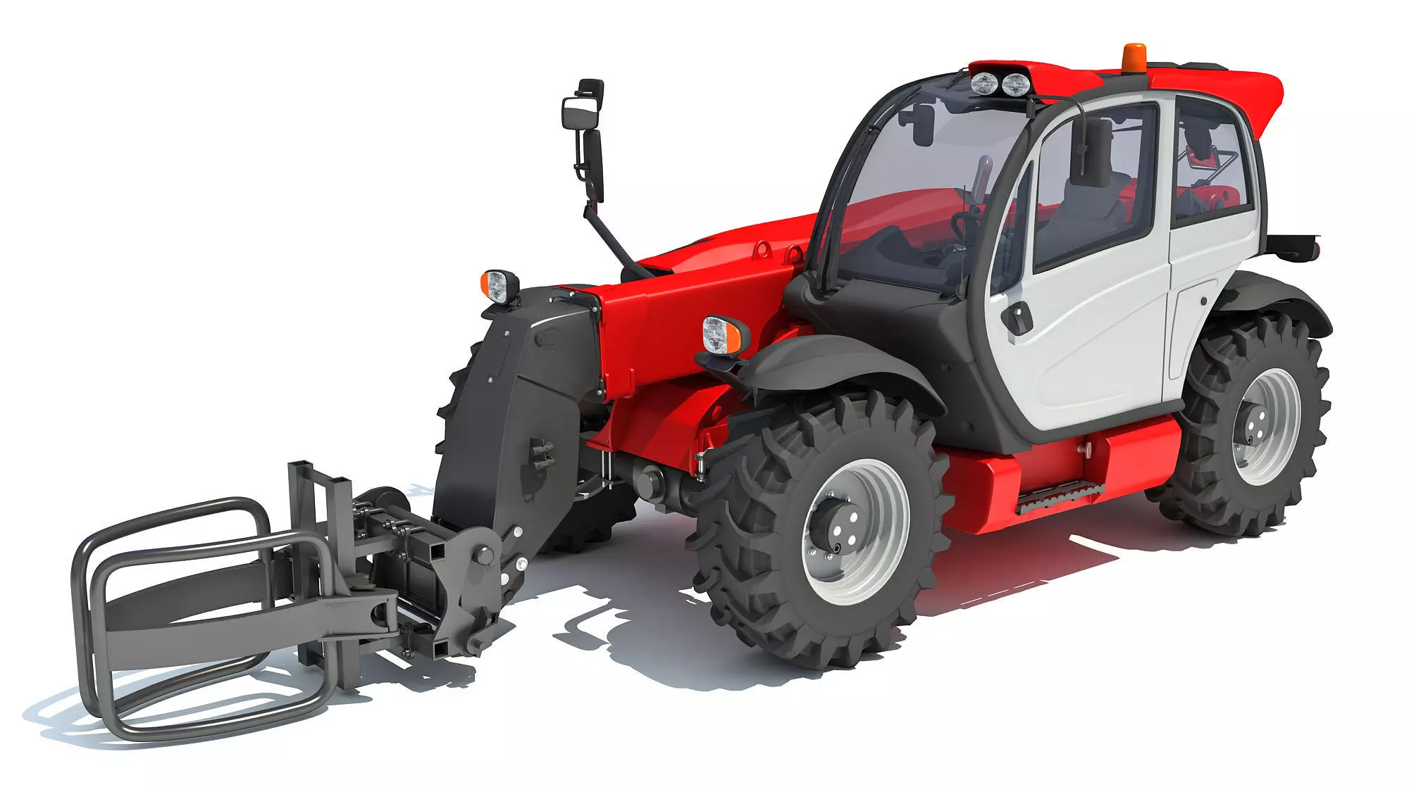 Telescopic Handler 3D model_0