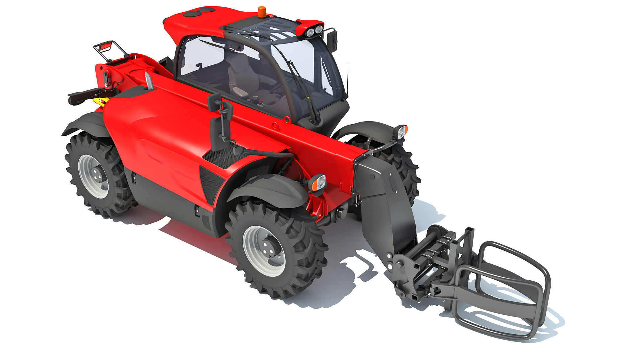 Telescopic Handler 3D model_9