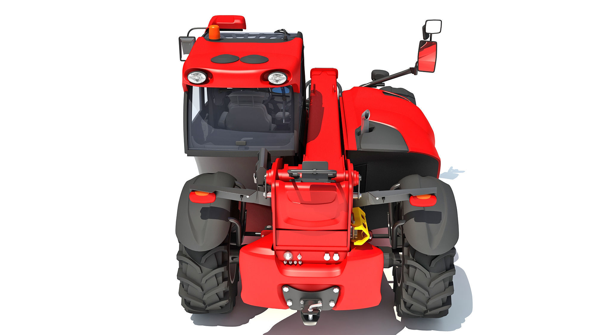 Telescopic Handler 3D model_4