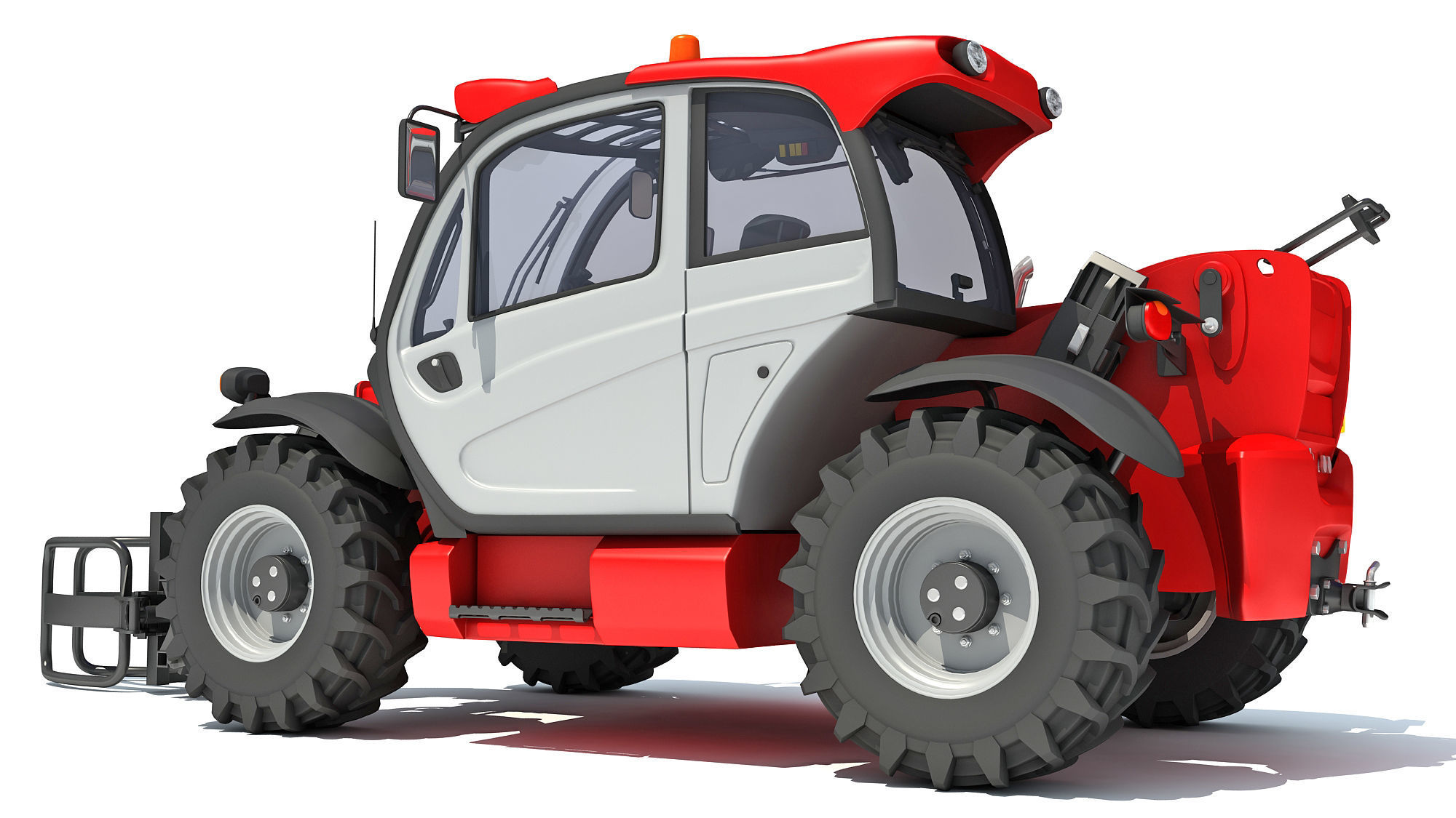 Telescopic Handler 3D model_3