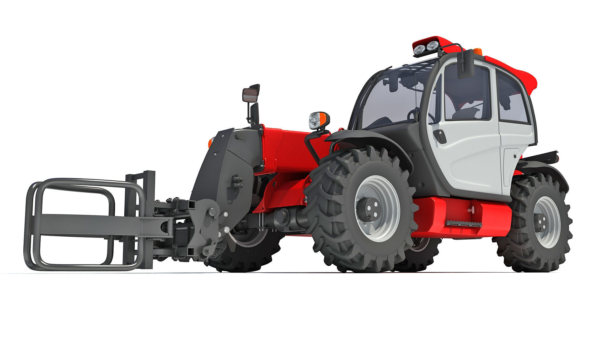 Telescopic Handler 3D model_12
