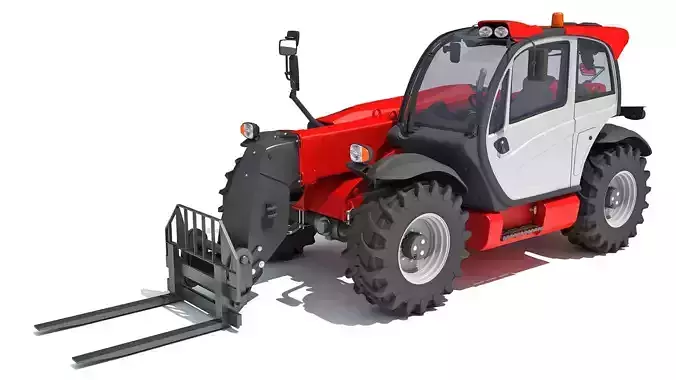 Telescopic Forklift 3D model