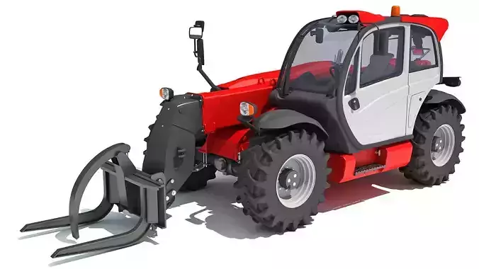 Telehandler tractor 3D model