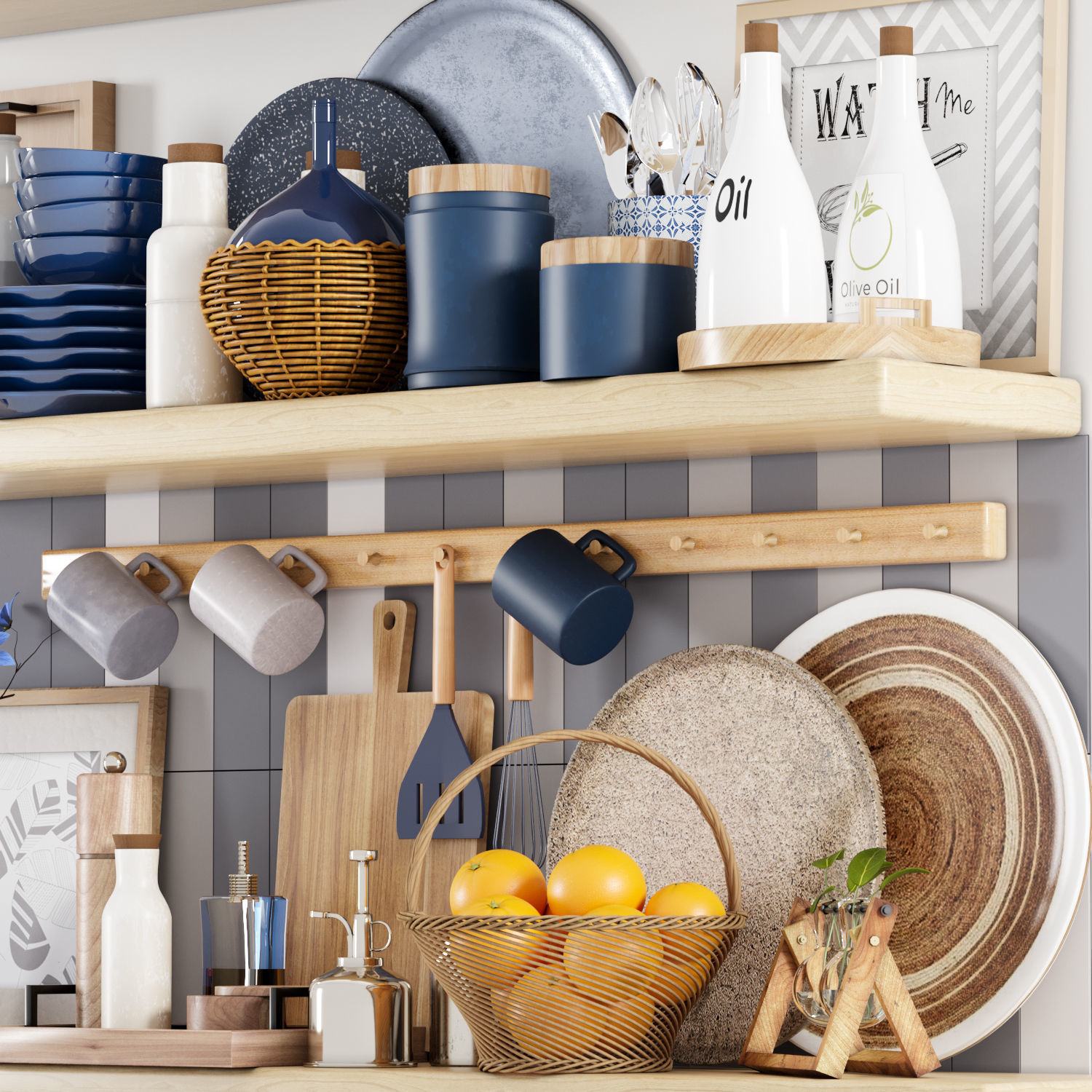 kitchen accessories 001 3D model_3