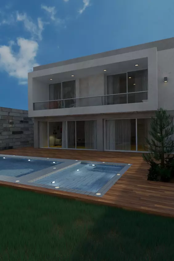 Exterior Scene Free 3D model