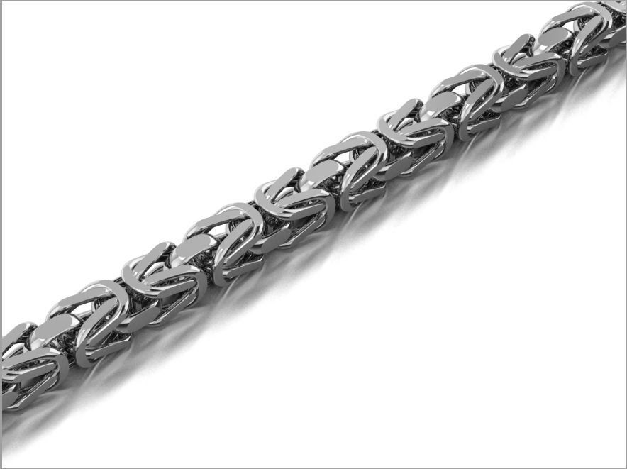 chain or bracelet royal byzantine 3D print model_7