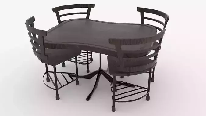 Cofee Table Low-poly