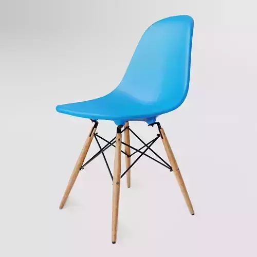 Eames Plastic chair Blue