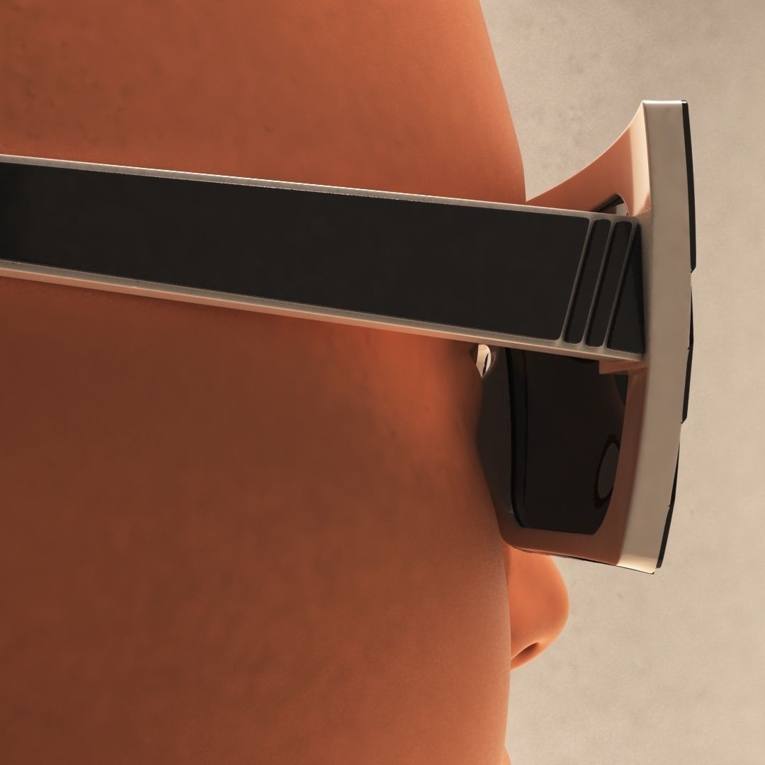 - Fresno - Sunglass Model Low-poly 3D model_5