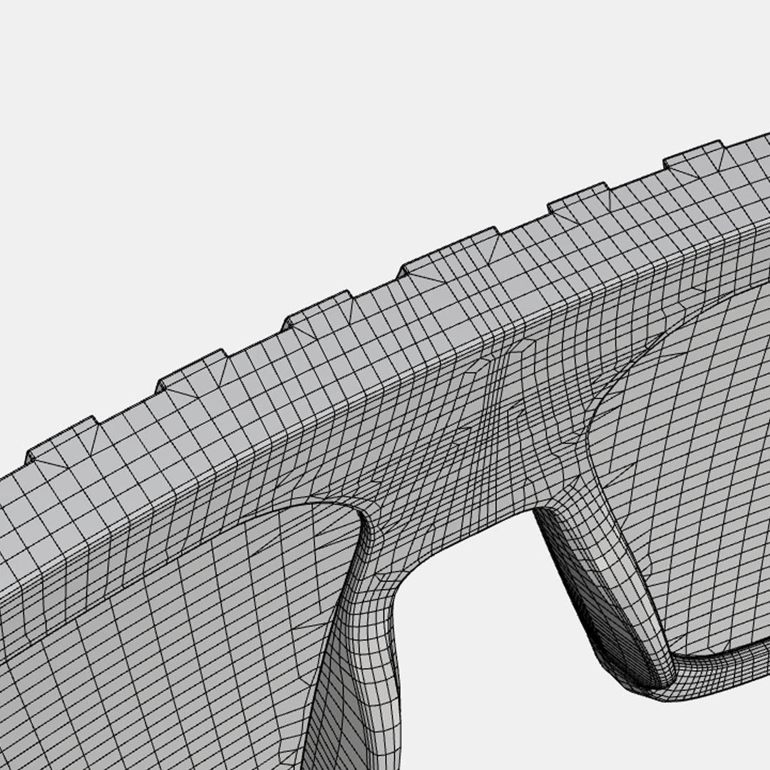 - Fresno - Sunglass Model Low-poly 3D model_14