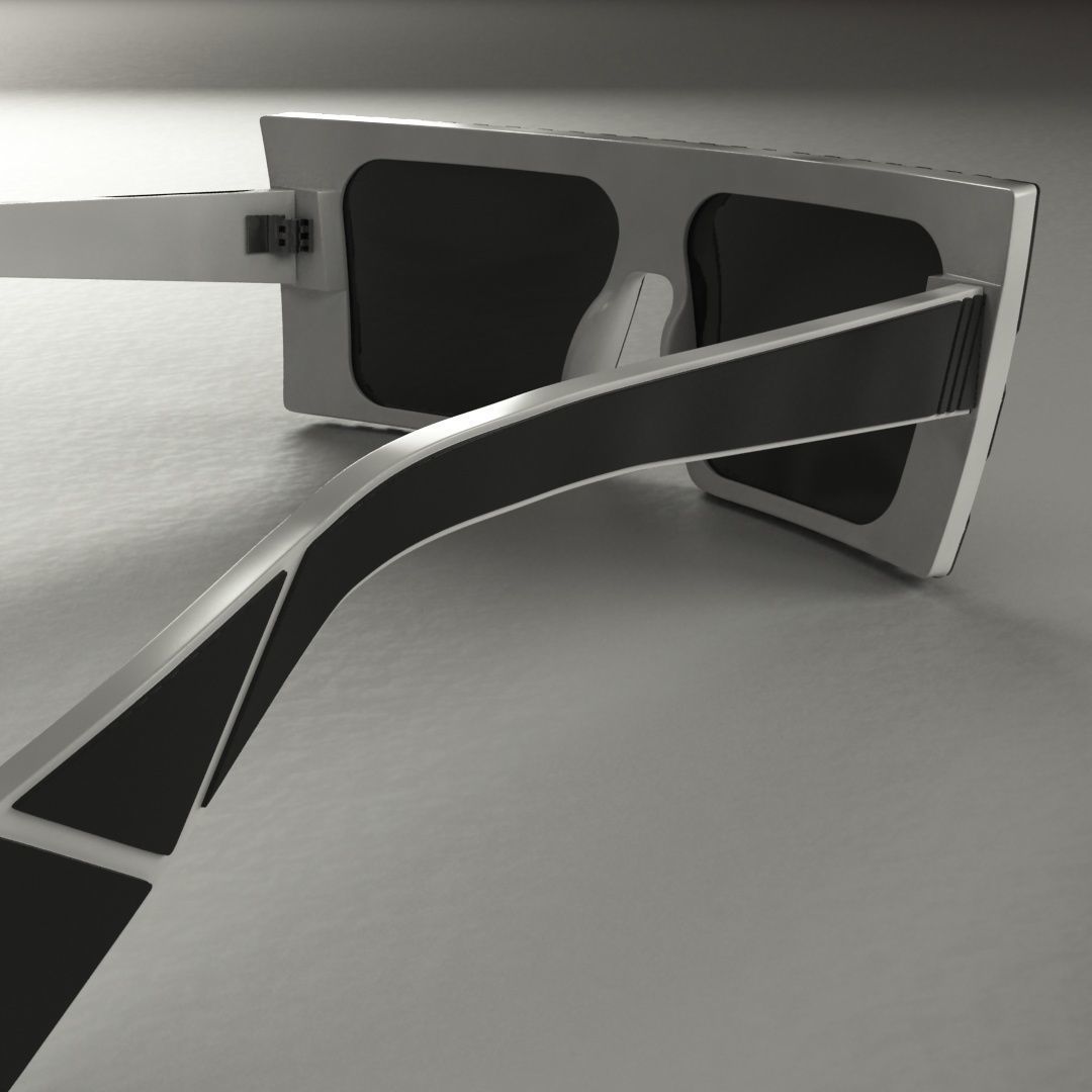 - Fresno - Sunglass Model Low-poly 3D model_6