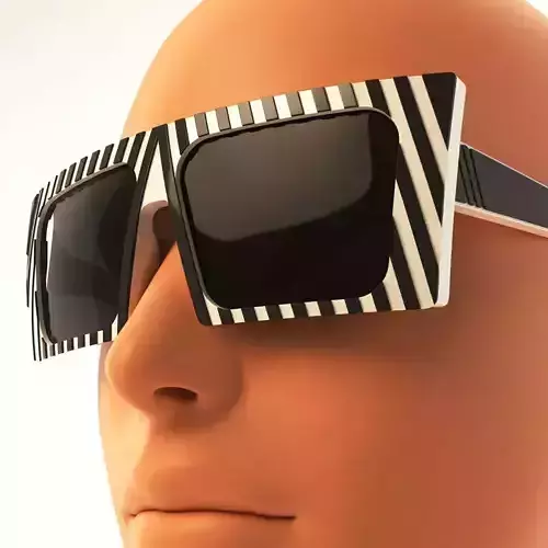 - Fresno - Sunglass Model Low-poly 3D model