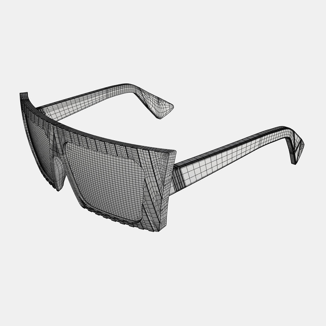 - Fresno - Sunglass Model Low-poly 3D model_20