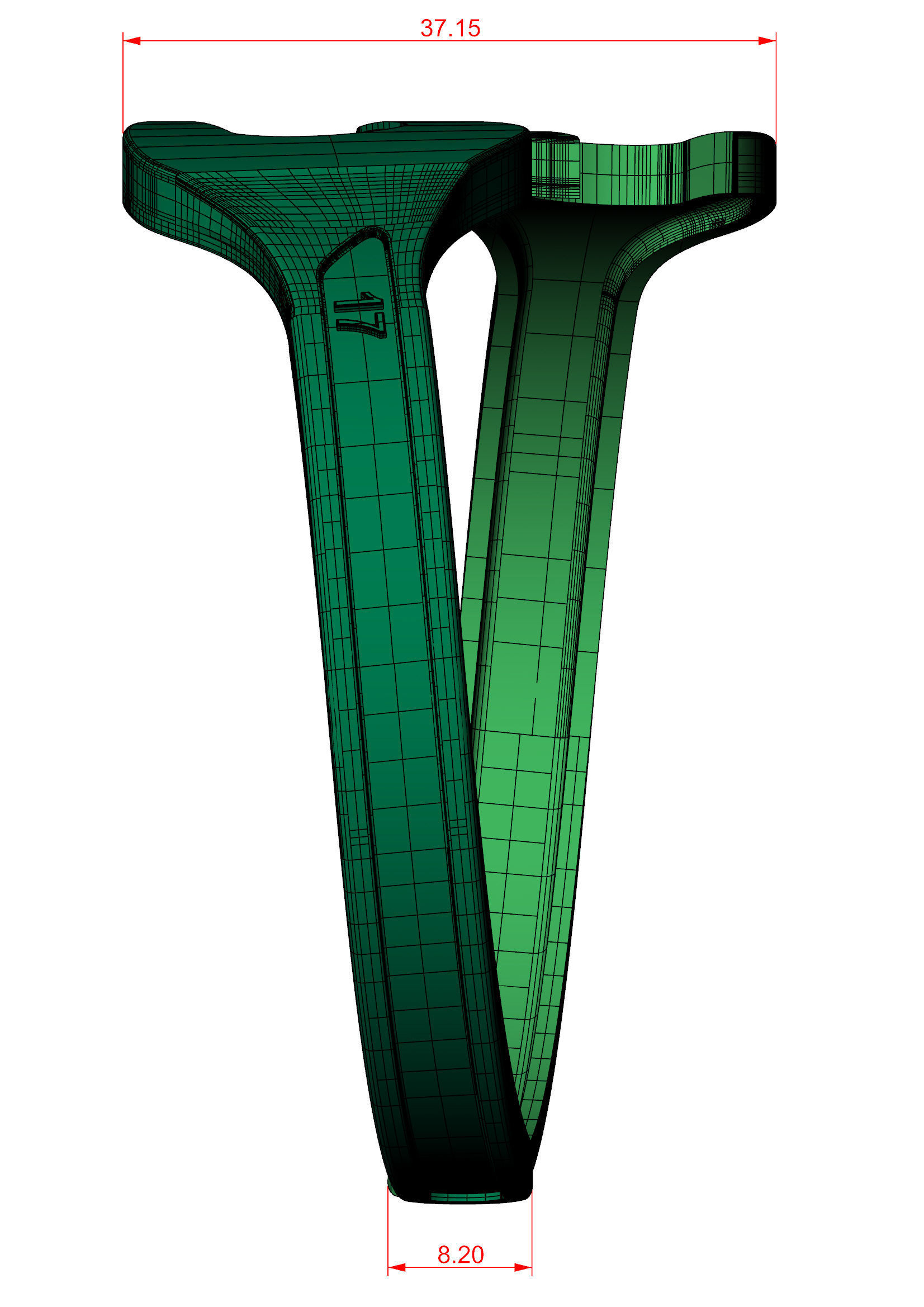 Spanner Bracelet 3D print model_3