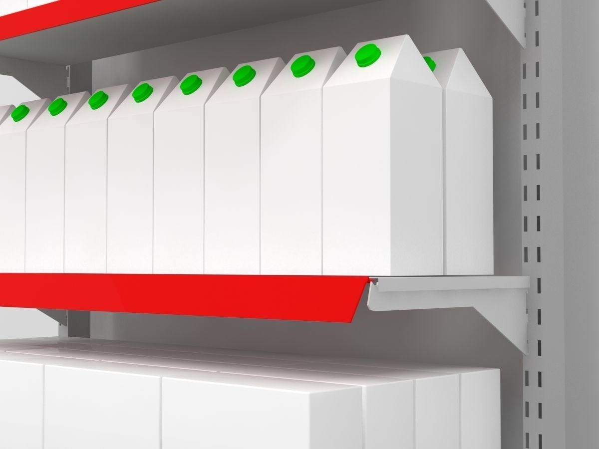 shelf module raf modulu sales stand 3D model_1