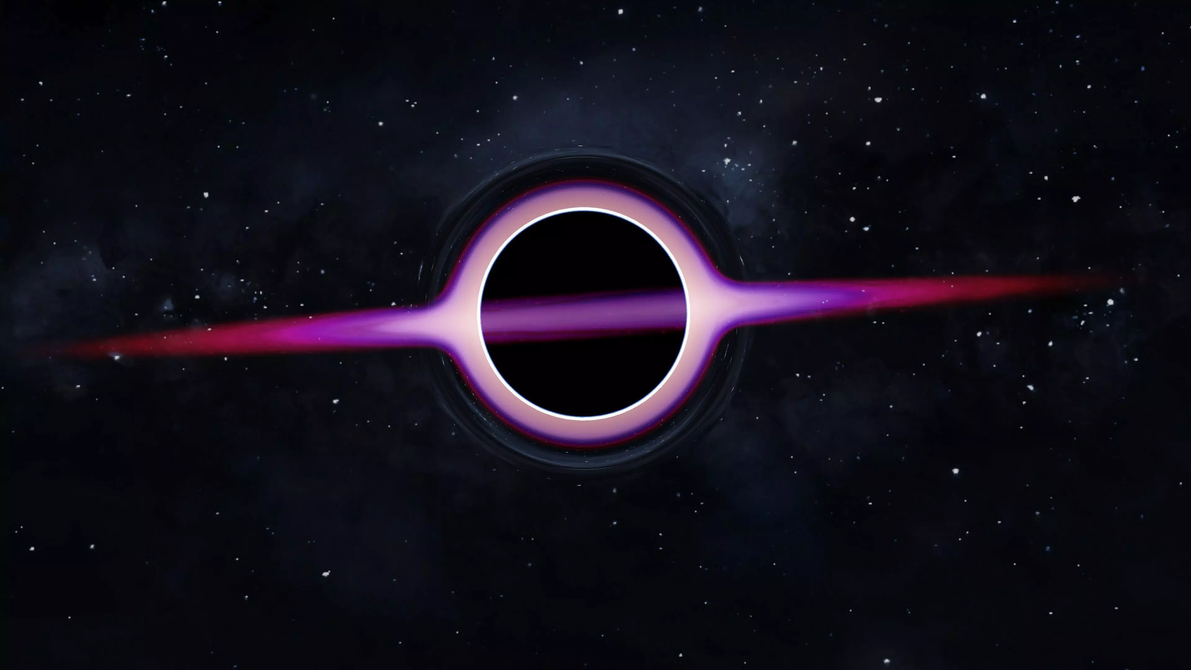 Beautiful animated realistic  blackhole Low-poly 3D model_0