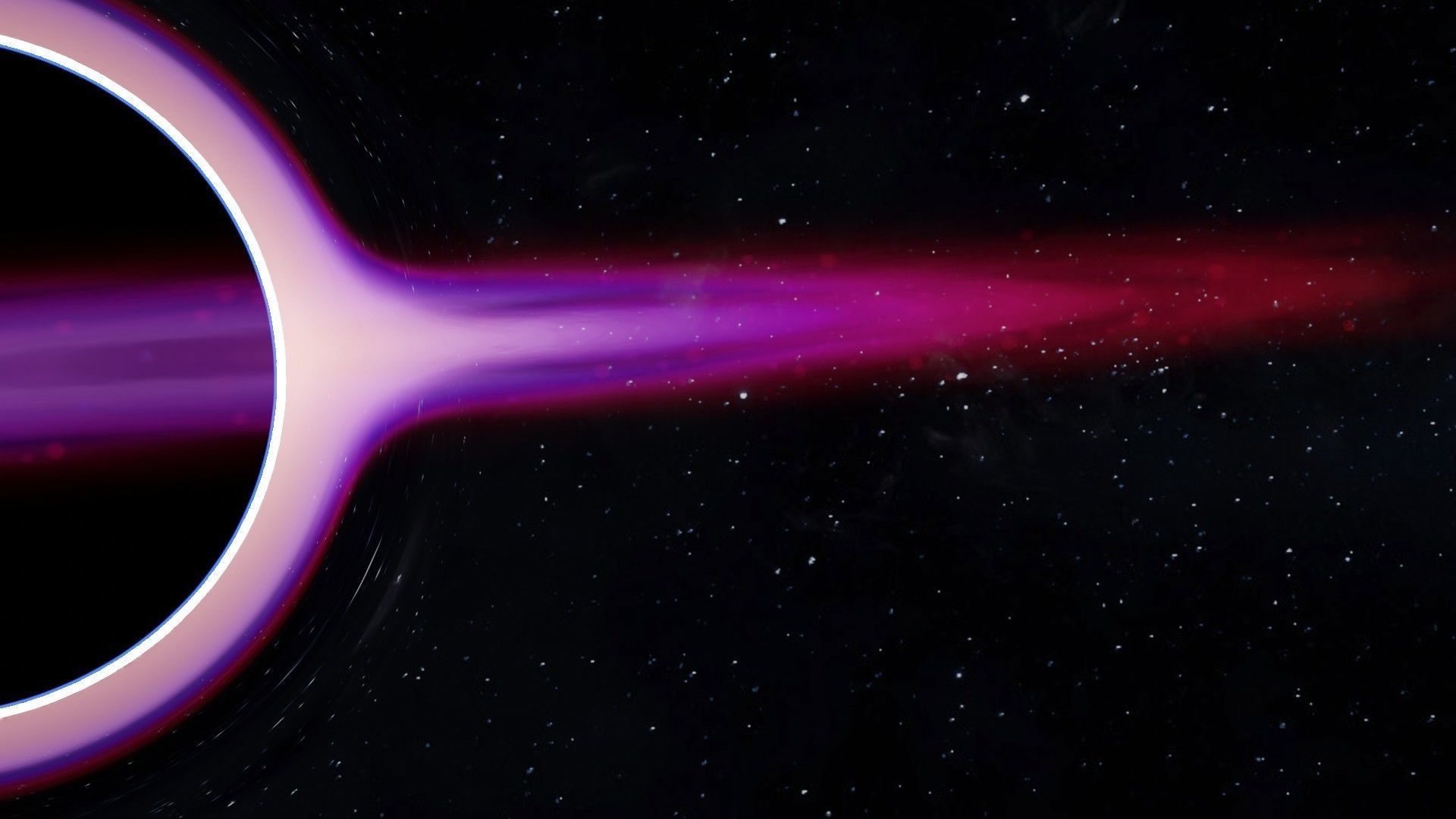 Beautiful animated realistic  blackhole Low-poly 3D model_2