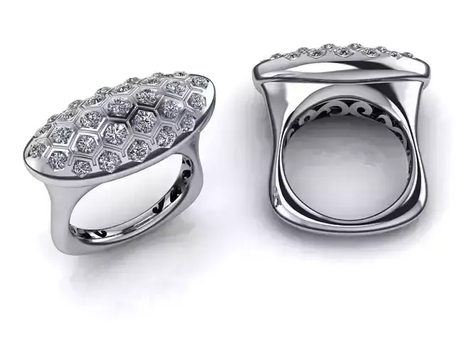 Pave ring