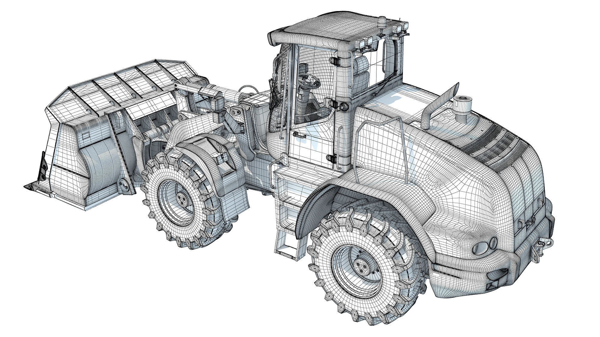Wheel Loader 3D model_15