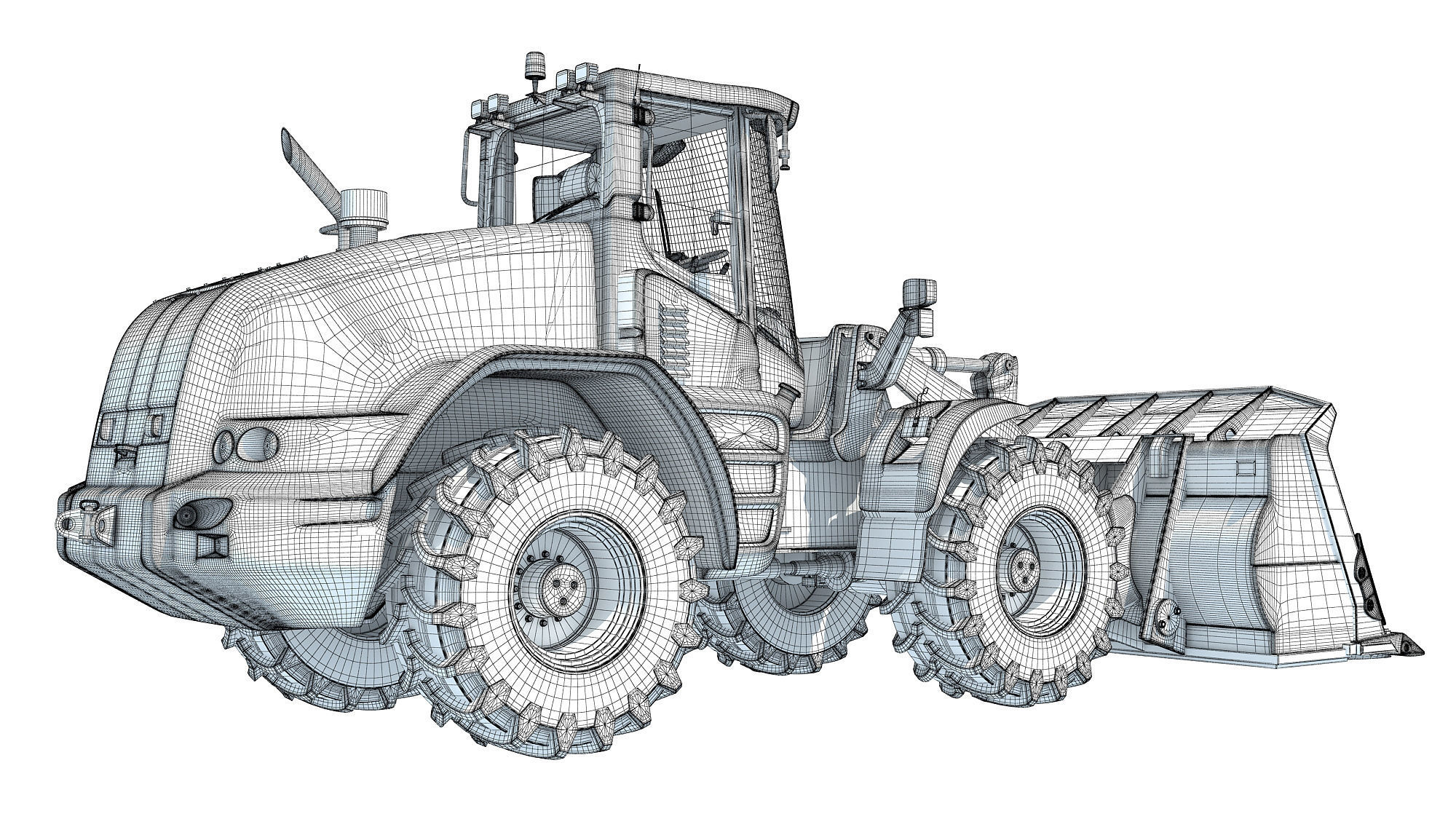 Wheel Loader 3D model_16