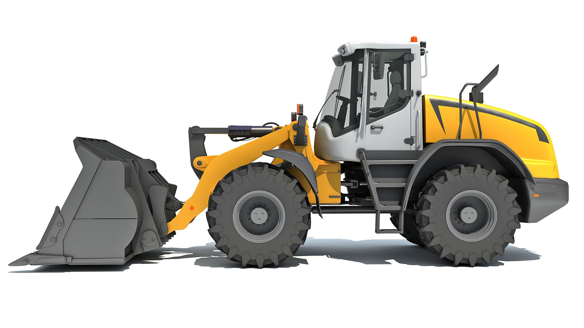 Wheel Loader 3D model_1