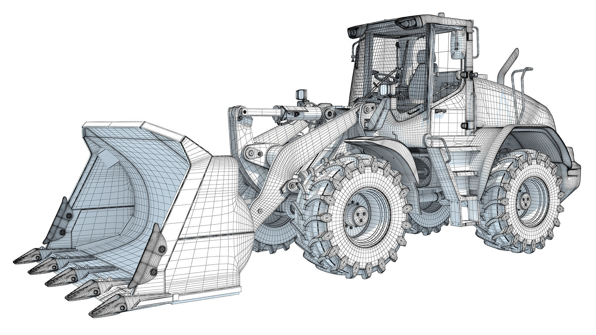 Wheel Loader 3D model_14