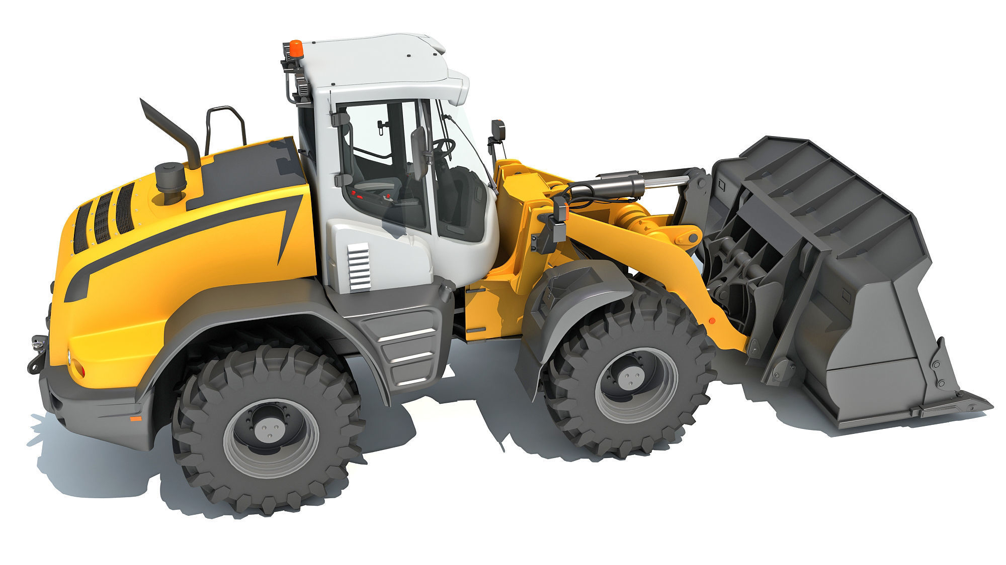 Wheel Loader 3D model_6