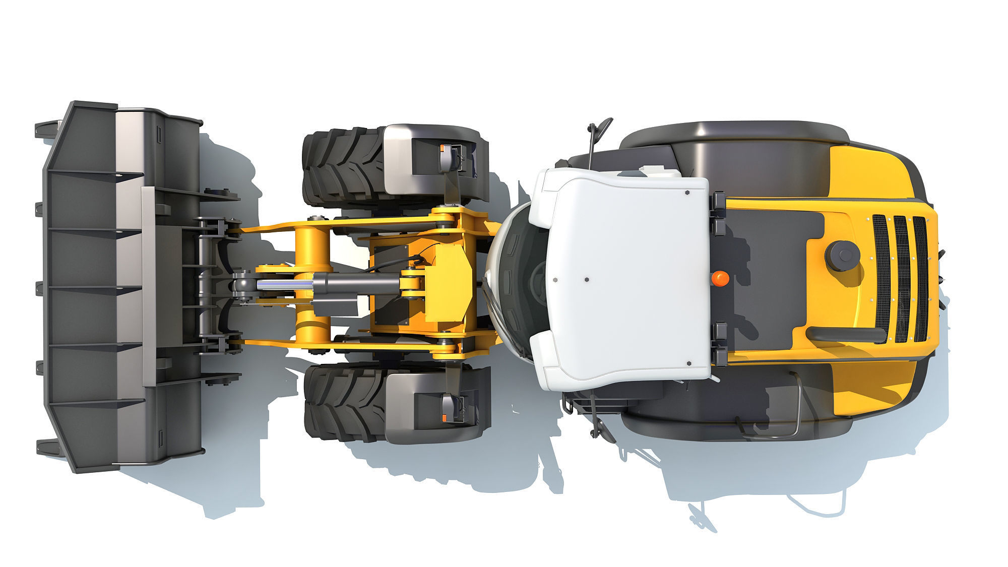 Wheel Loader 3D model_12