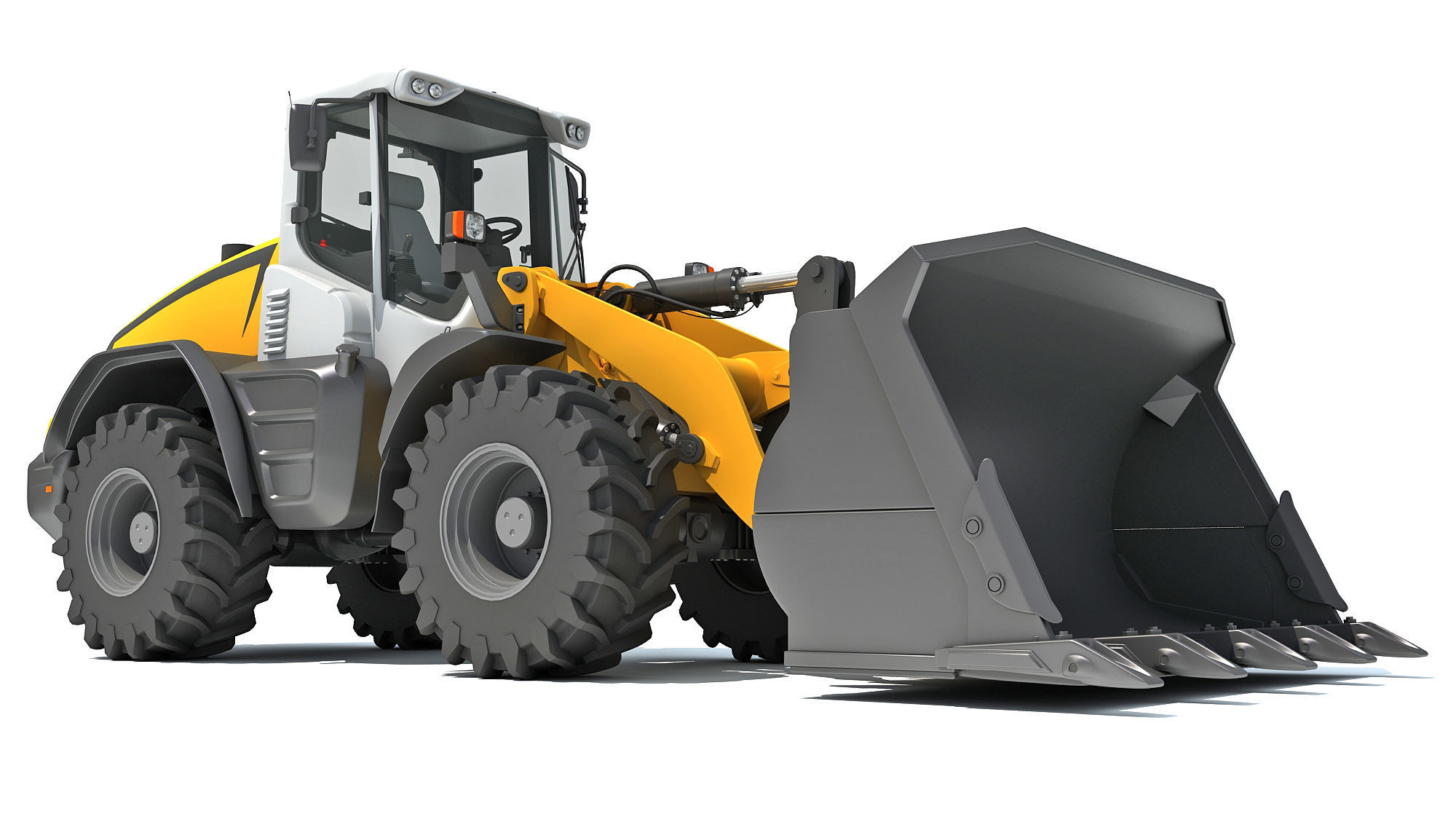Wheel Loader 3D model_9