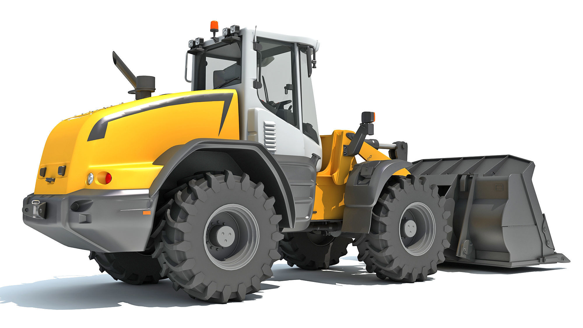 Wheel Loader 3D model_5