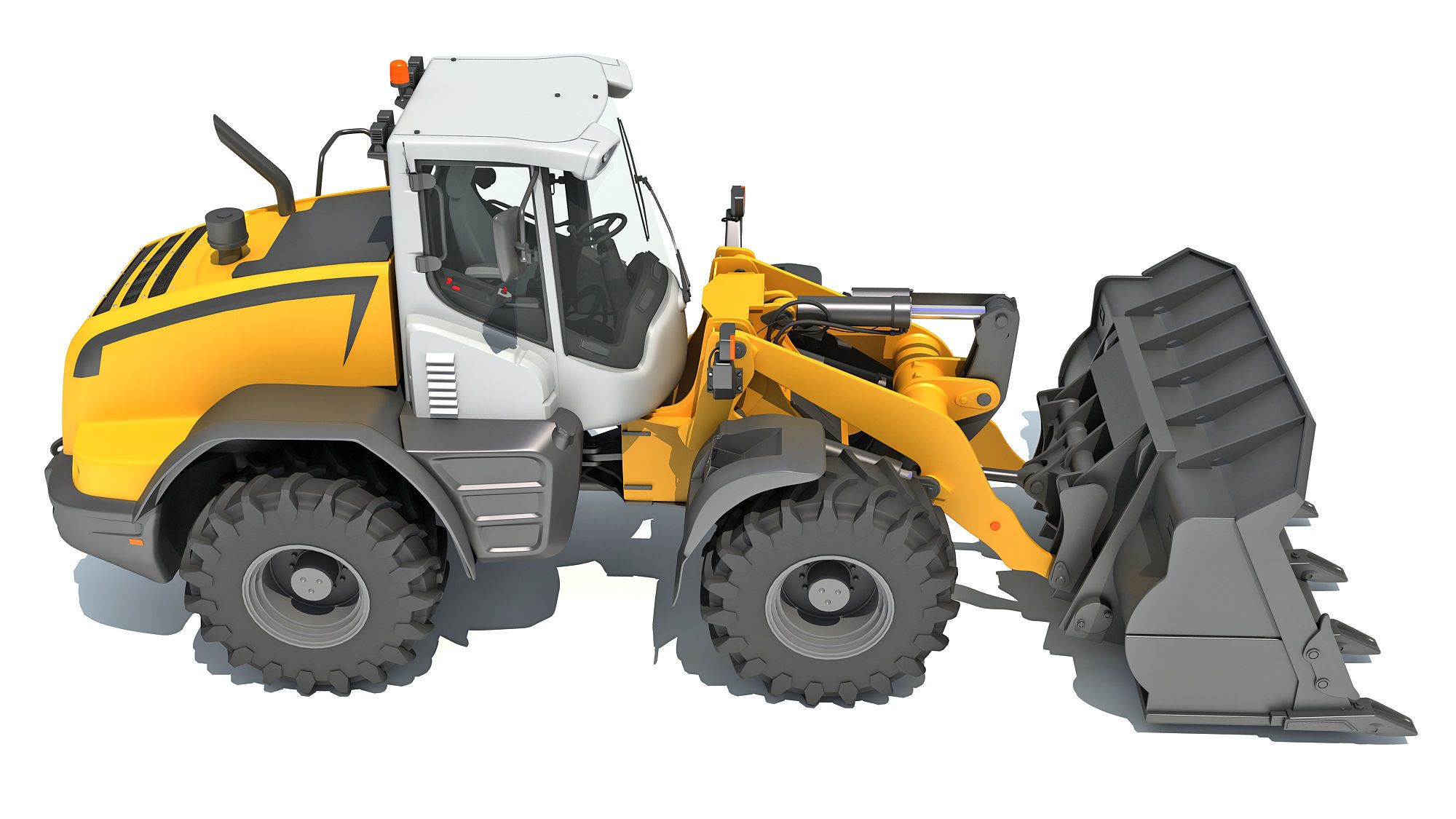 Wheel Loader 3D model_8