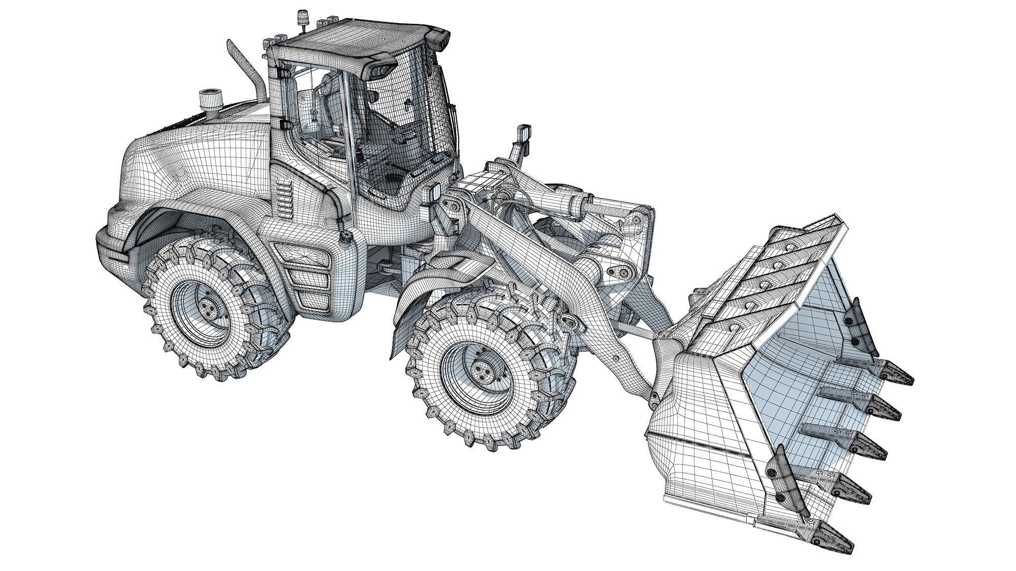 Wheel Loader 3D model_17